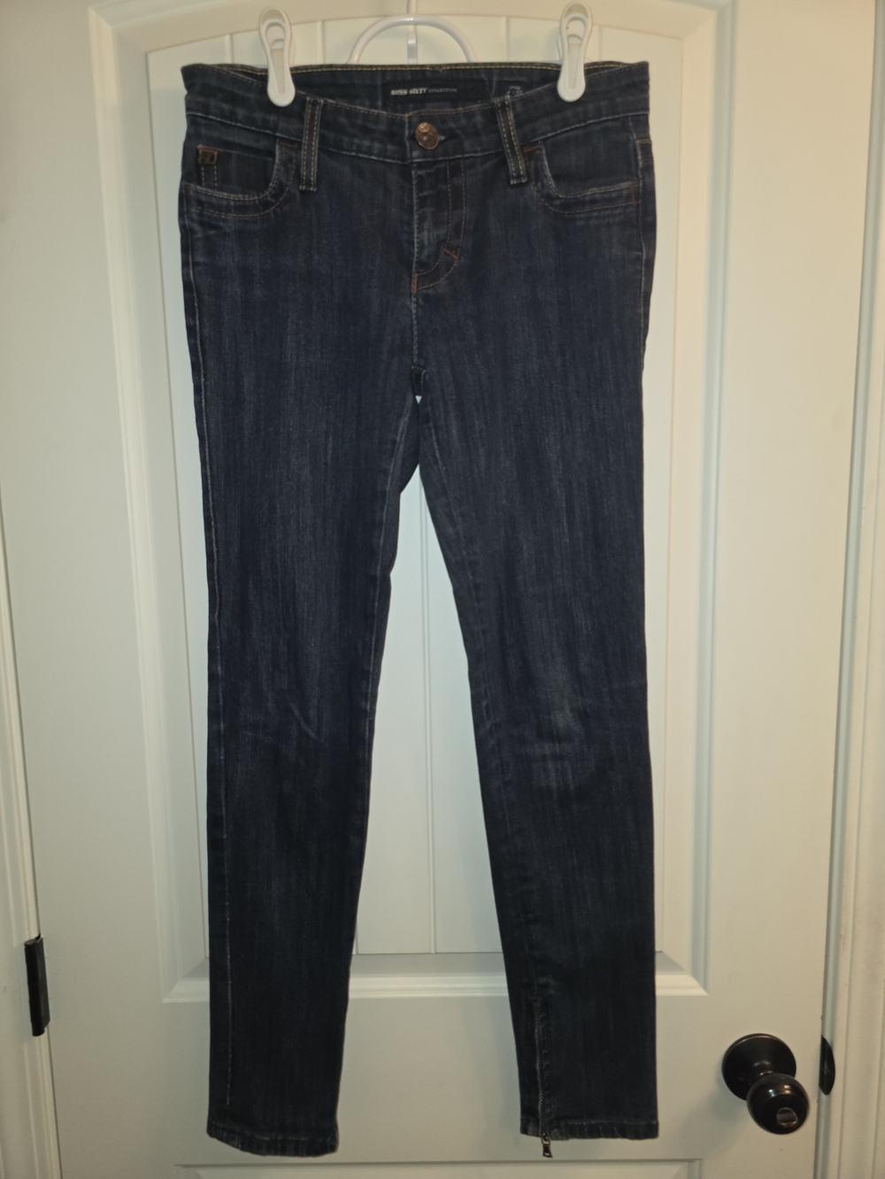 Vintage Y2K Miss Sixty J-Lot Jeans 27×30 Dark Indigo Low Rise Ankle Zip Skinny